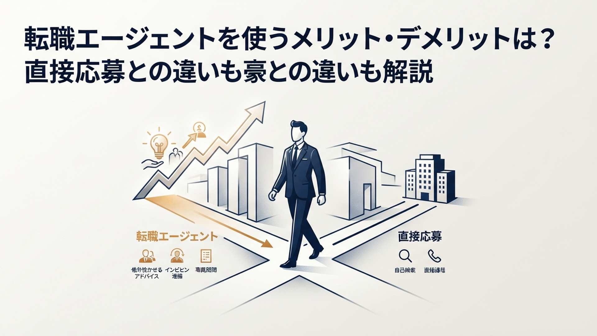 転職エージェントを使うメリット・デメリットは？直接応募との違いも解説 の内容に合う挿絵（追加1枚目）