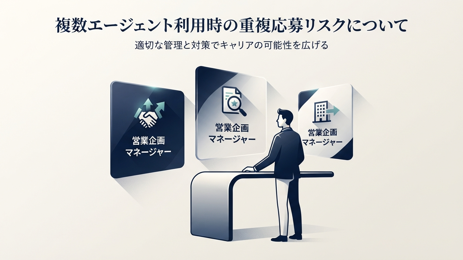 複数の転職エージェントから同じ求人に応募してもいい？重複応募のリスクと対処法 の内容に合う挿絵（追加2枚目）